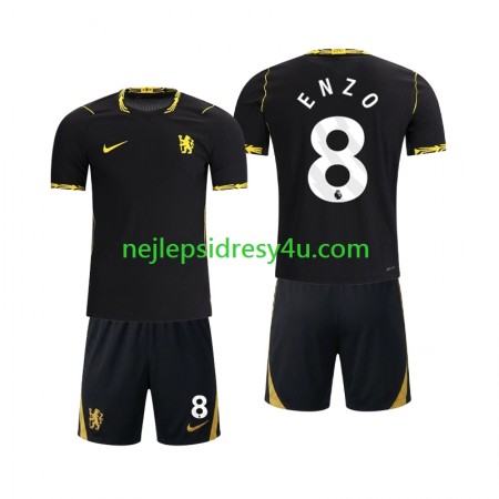Fotbalový Dres Chlesea Enzo Fernandez 8 Dětské Venkovní 2026/27